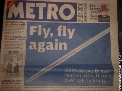la presse anglaise nous annonce la reprise des vols aériens
